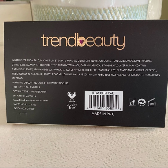 🆕 Trendbeauty Eyeshadow Pallete GLAM BABE - Picture 5 of 8